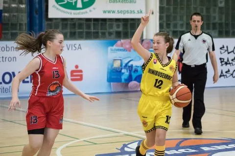 Majstrovstvá SR mladších žiačok 2017 – CBK Minibuseuropa Ťahanovce – BK ŠKP 08 Banská Bystrica