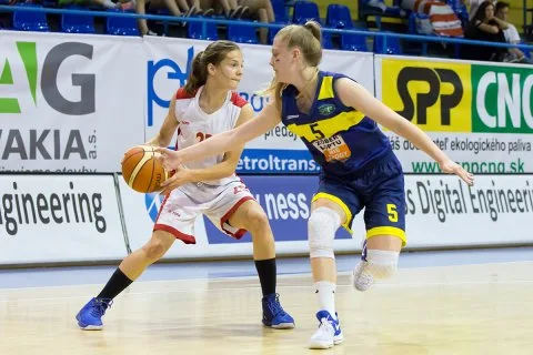 Majstrovstvá SR starších žiačok 2017 – BK ŠKP 08 Banská Bystrica – YOUNG ANGELS 2002 Košice
