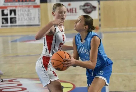 SOKOL Hradec Králové U14 (CZE) vs. KLOKANI Ivanka pri Dunaji U14 , MEL/BasketGirls®