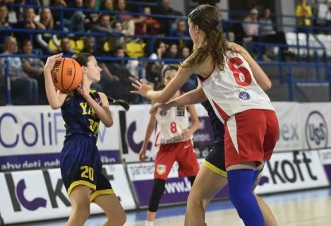 Romania NT U14 (ROU) vs. YOUNG ANGELS Košice U14, MEL/BasketGirls®
