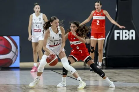 Slovensko U16 vs. Luxembursko U16, EuroBasket dievčat