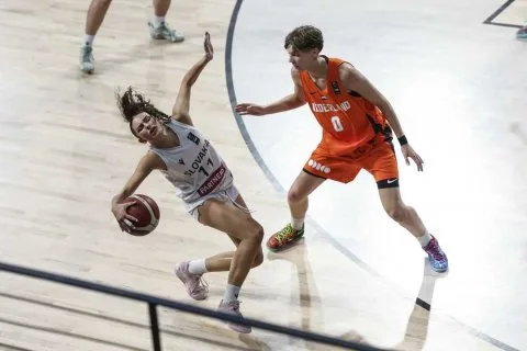 Slovensko U16 vs. Holandsko U16, EuroBasket dievčat