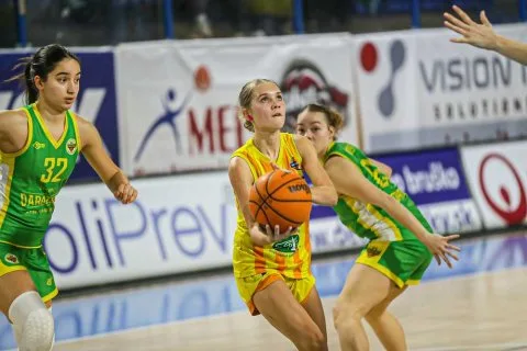 YOUNG ANGELS Košice U18 vs. Soproni DARAZSAK U18 (HUN), MEL/BasketGirls®
