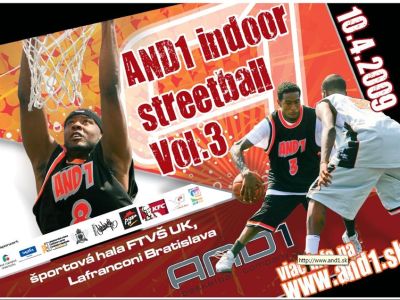 V apríli tretí ročník AND1 INDOOR STREETBALL