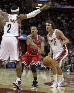 Cleveland prehral o bod s Chicagom