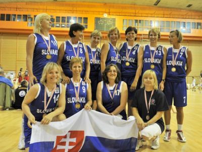 Pekný úspech Slovenska na ME v maxibasketbale