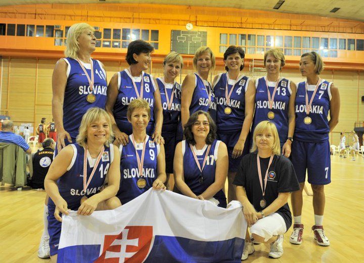 Pekný úspech Slovenska na ME v maxibasketbale