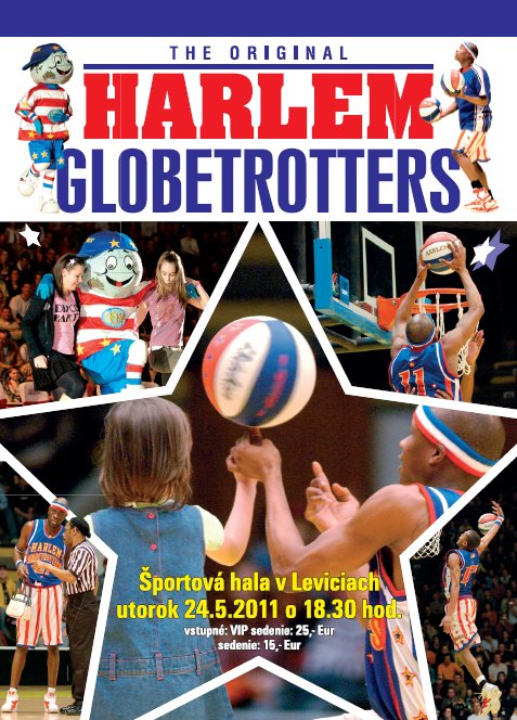 V Leviciach 24. mája slávni Harlem Globetrotters
