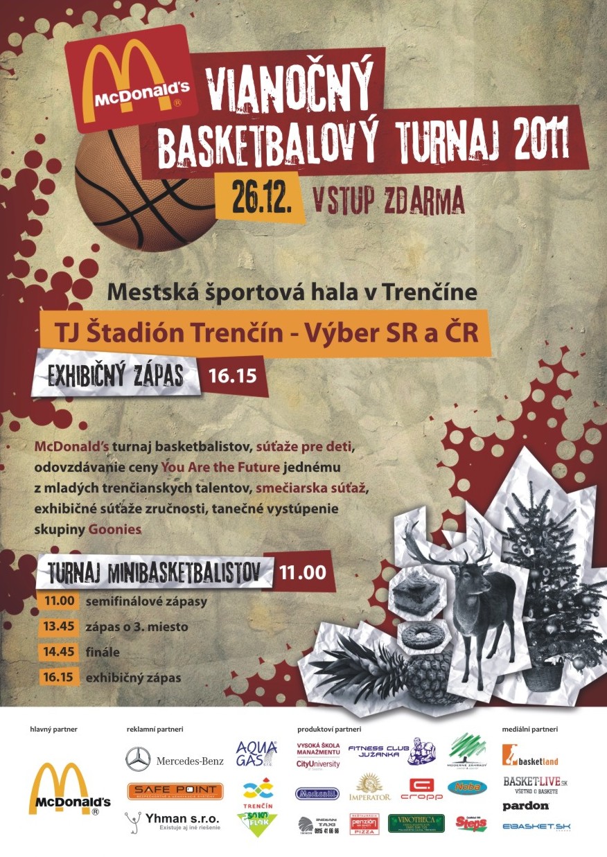 V Trenčíne na Štefana opäť basketbalová exhibícia