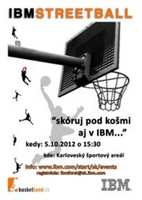 Indoorovú streetballovú sezónu otvorí IBM Streetball