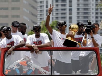 Heat oslavovali titul s fanúšikmi v Miami