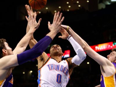 Oklahoma vrátila Lakers nečakanú prehru