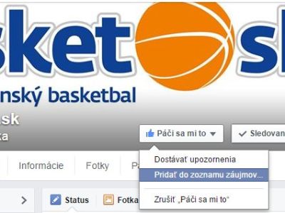 Staň sa naším fanúšikom na Facebooku a diskutuj