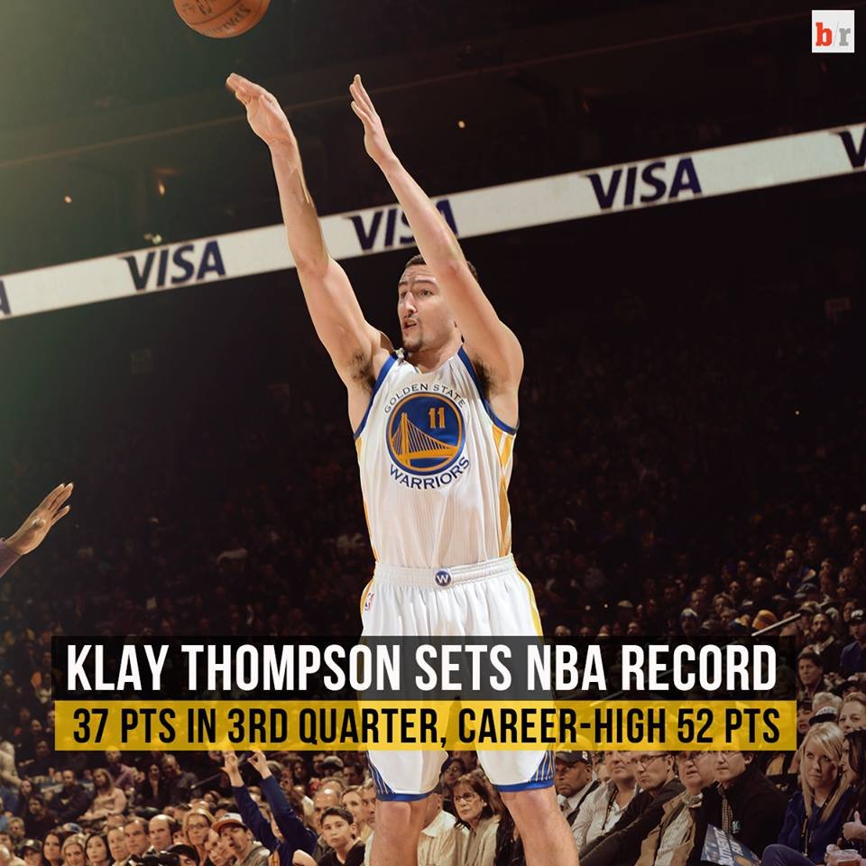 Thompson stanovil rekord NBA, nastrieľal 37 bodov za štvrtinu!