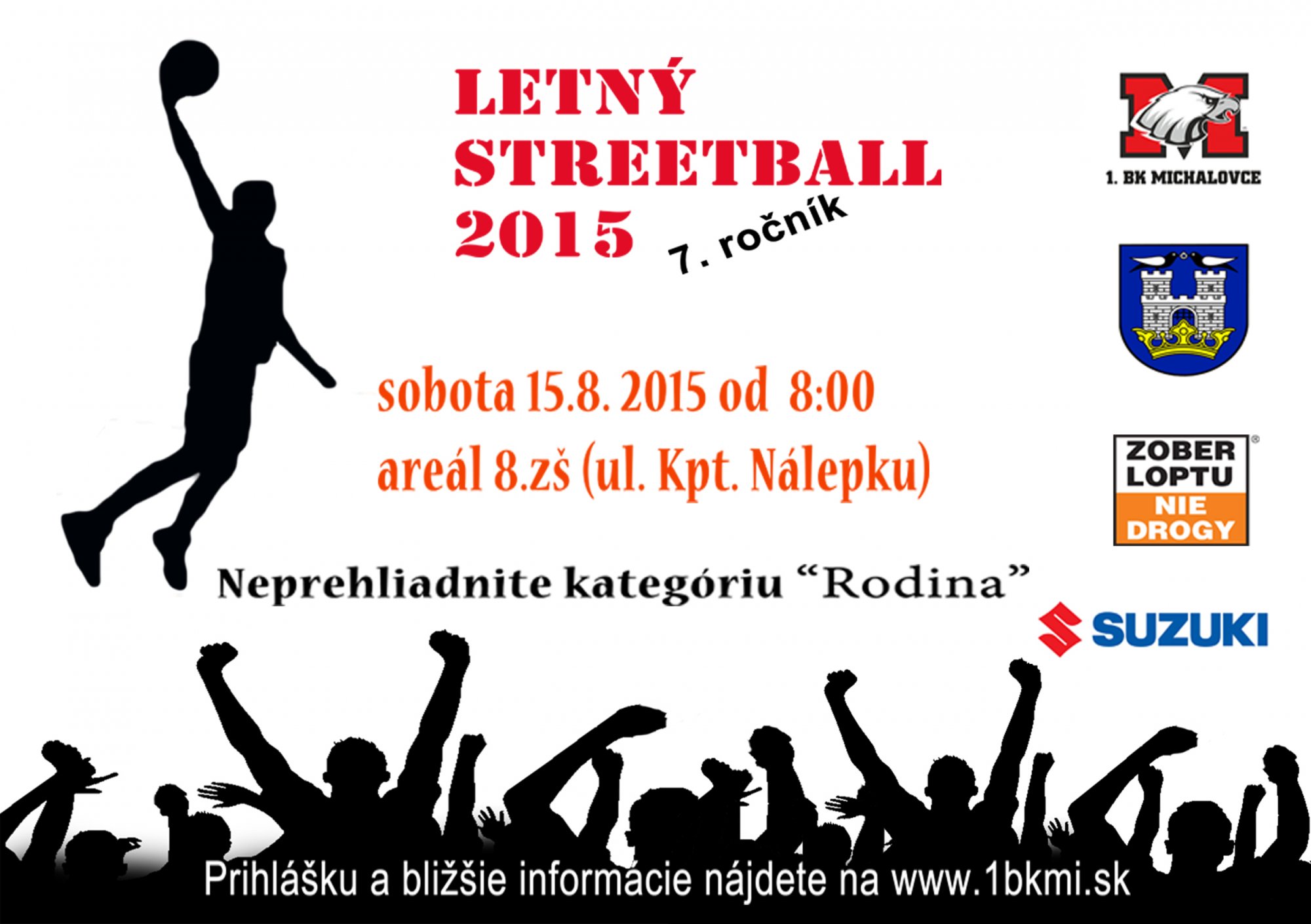Už 7. ročník Letného streetballu v Michalovciach