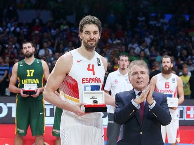 Pau Gasol získal ocenenie MVP pre najužitočnejšieho hráča