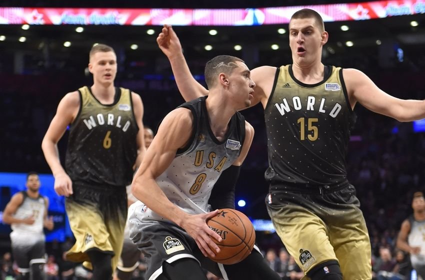 Zápas vychádzajúcich hviezd pre Tím USA, zdolal Výber sveta, LaVine MVP