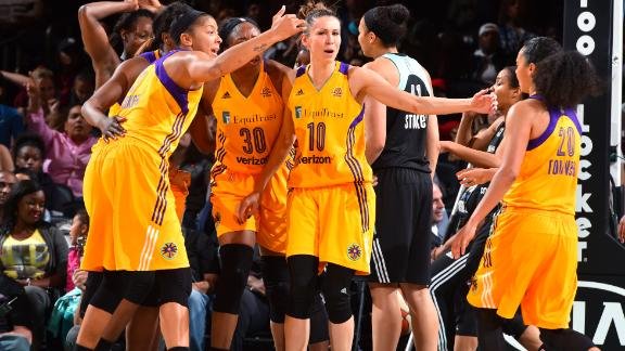 LA Sparks s treťou výhrou v rade, tentoraz v New Yorku po predĺžení