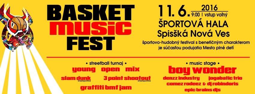 Na Spiši už čoskoro Basket Music Fest 2016