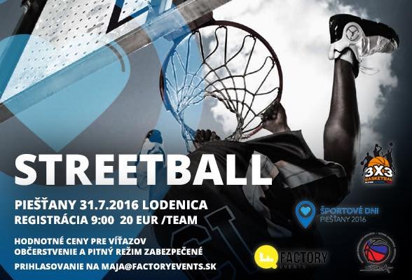 Streetball turnaj opäť v Piešťanoch