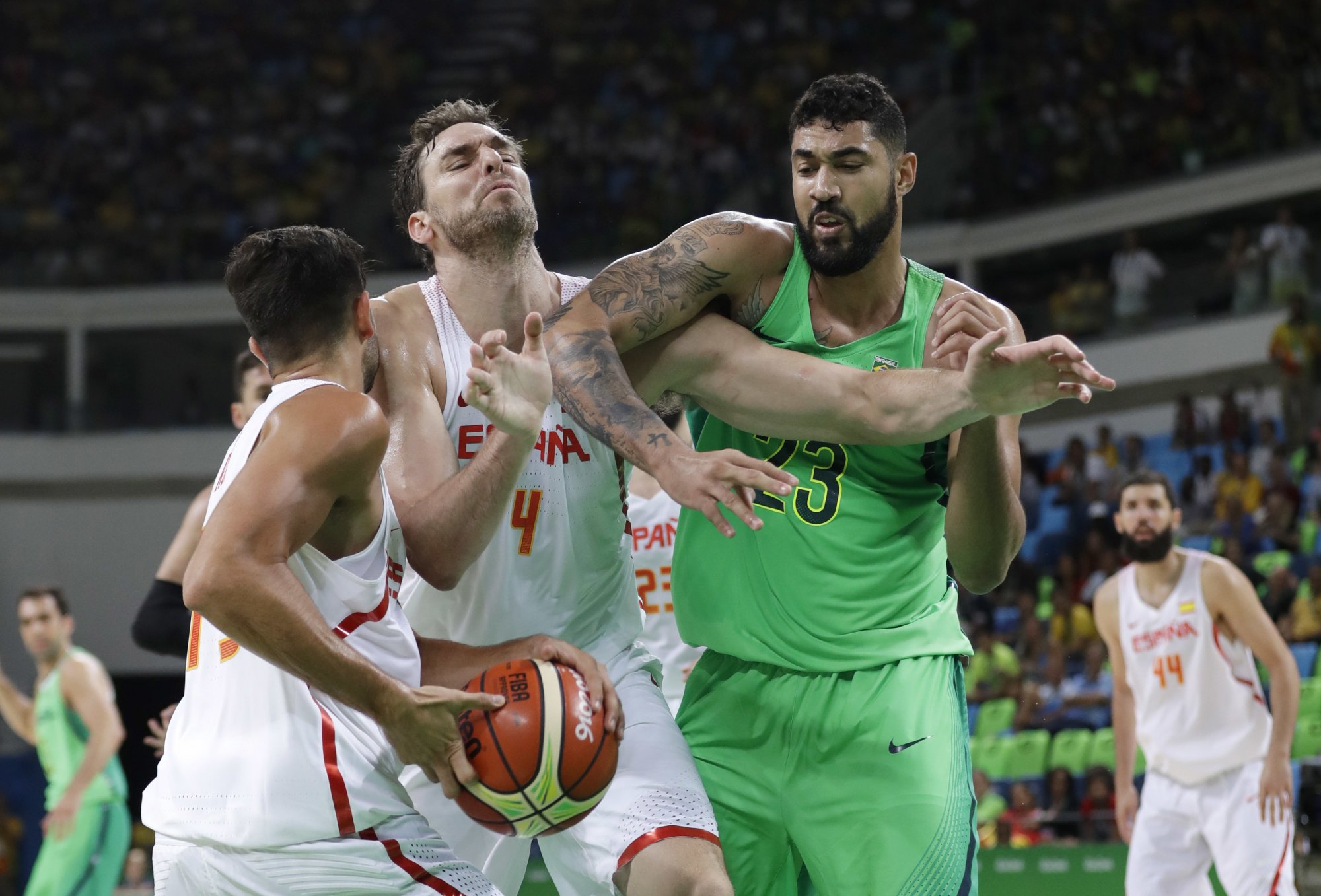 Gasol je zatiaľ smutným hrdinom, Španieli sú na tom v Riu zle