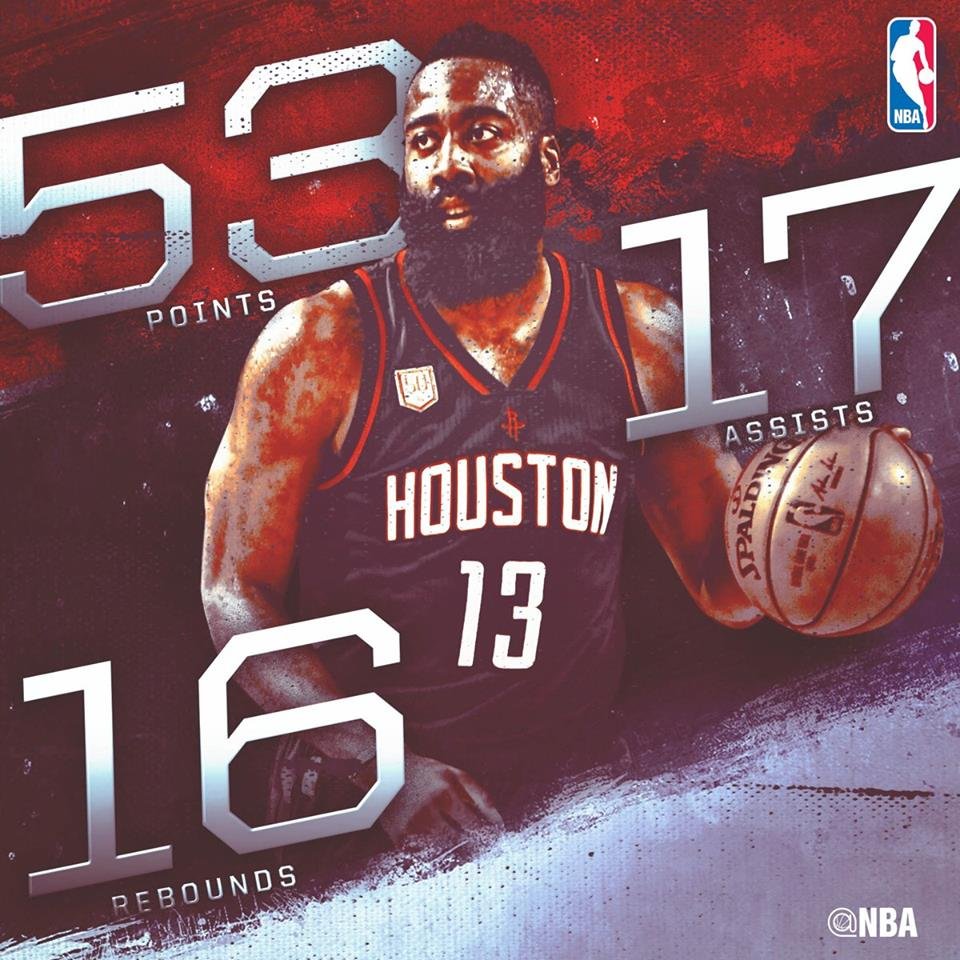 Harden predviedol nadpozemský výkon