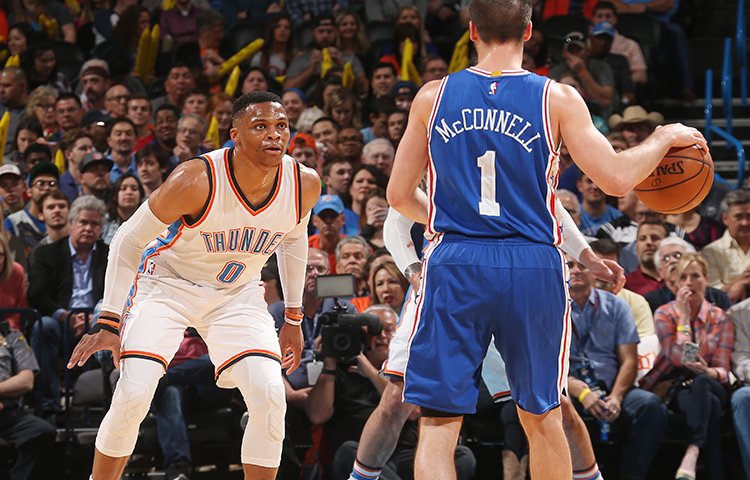 Westbrook dosiahol prvé triple-double bez streleckého omylu
