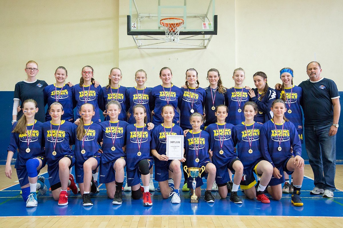 Mladšie žiačky Young Angels majsterkami Slovenska