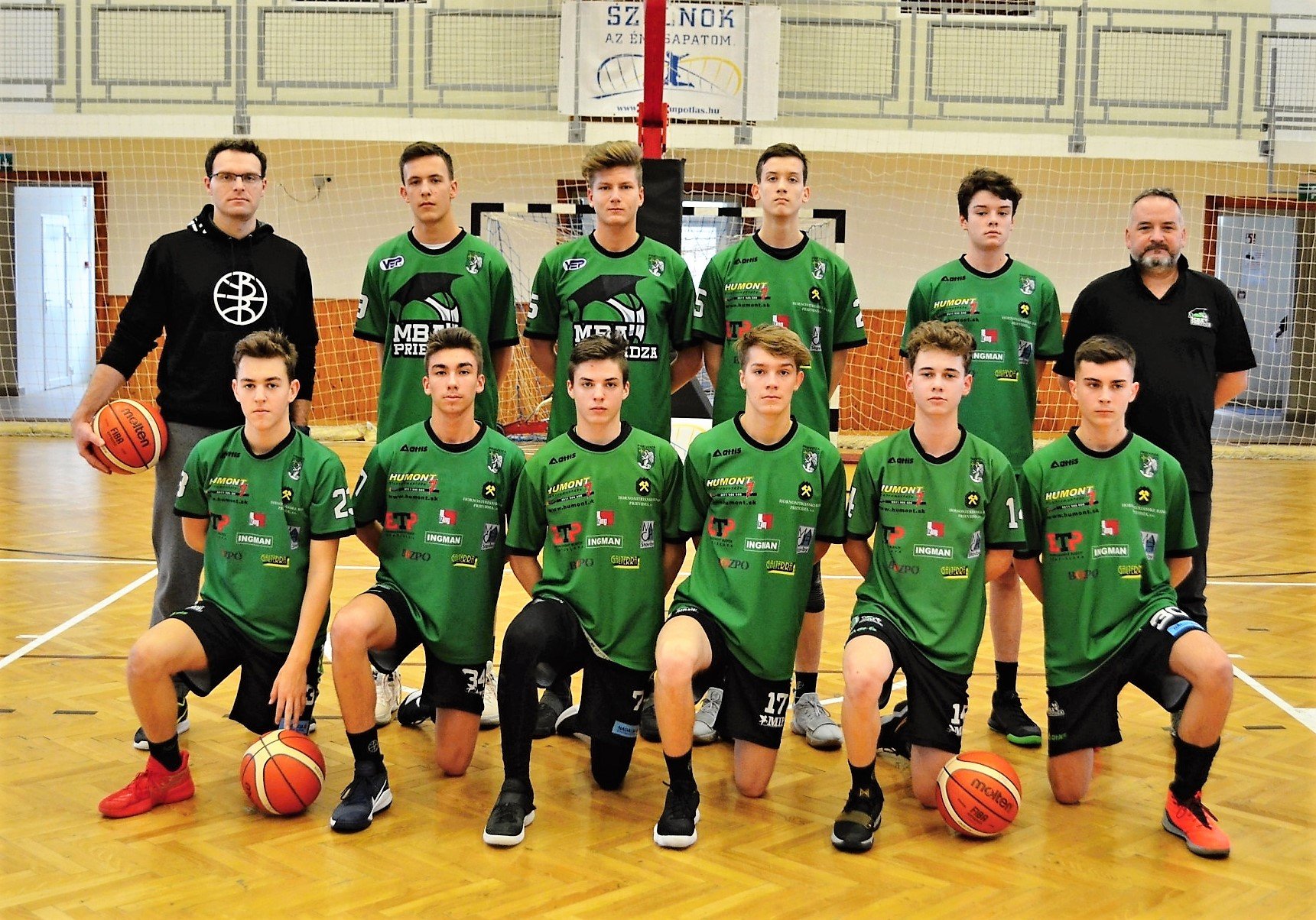 Kadeti MBA Prievidza ukončili účasť v európskej súťaži  „EYBL – CE U16“ 2017/18 s vyrovnanou bilanciou