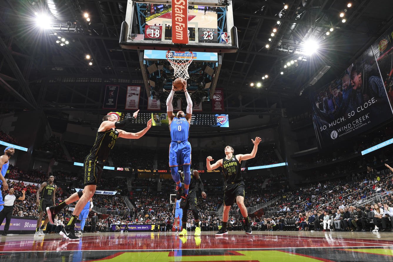 Westbrook ako štvrtý hráč v histórii dosiahol 100. triple double