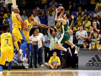 Panathinaikos uspel na pôde izraelského Maccabi o jediný bod