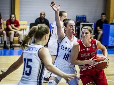Slovenky prehrali aj s Belgickom a budú hrať o 13.-16. miesto