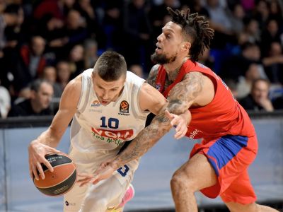 CSKA prehralo v Podgorici o jediný bod, rovnako Žalgiris doma s Chimki