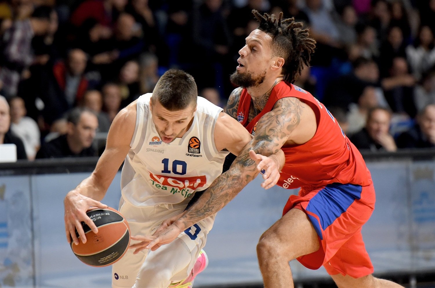 CSKA prehralo v Podgorici o jediný bod, rovnako Žalgiris doma s Chimki