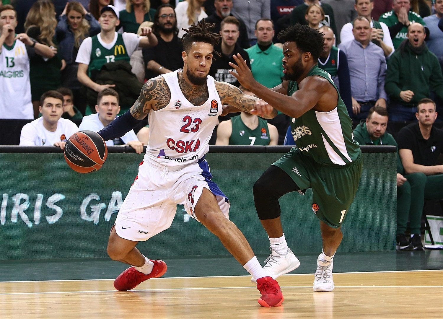 VIDEO: Žalgiris včera v Kaunase podľahol CSKA o päť bodov