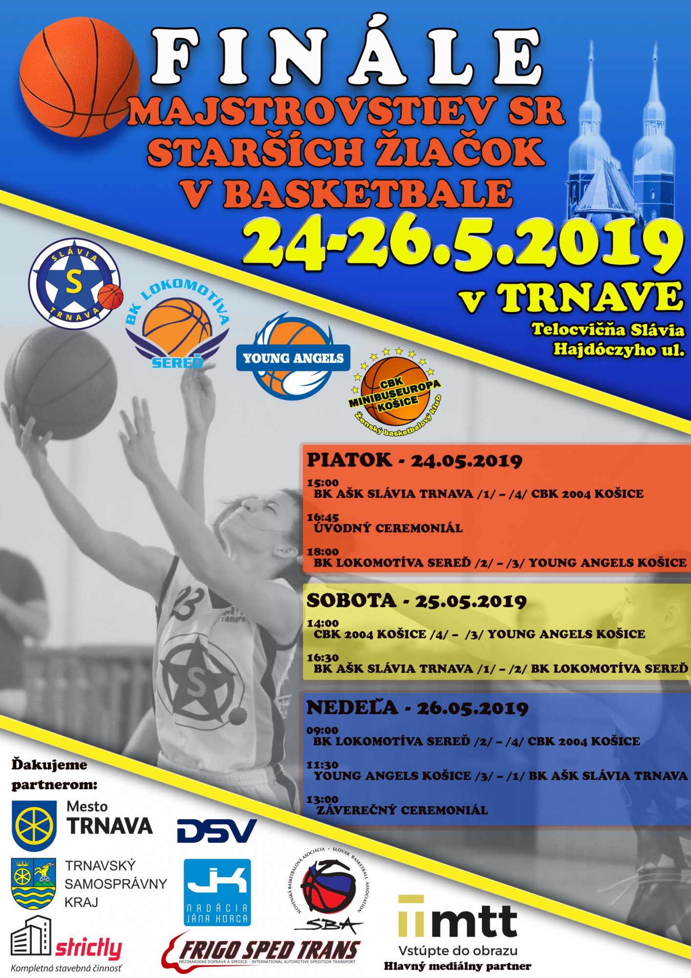 Kto ovládne Final Four starších žiačok? Pozrite si zoznam účastníkov a program turnaja