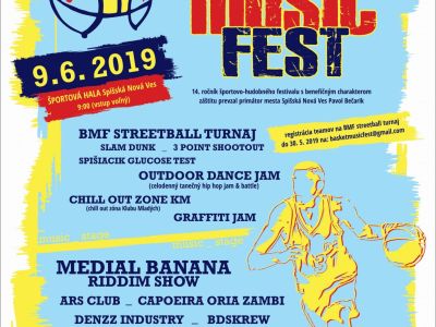 V nedeľu sa na Spiši uskutoční Basket Music fest 2019