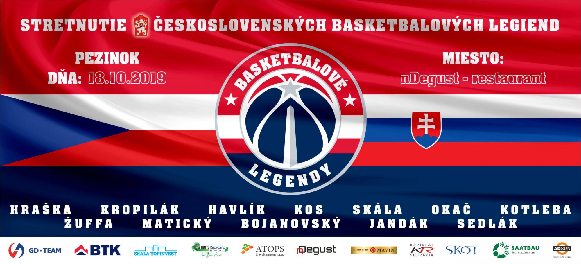 V Pezinku sa uskutoční stretnutie československých legiend
