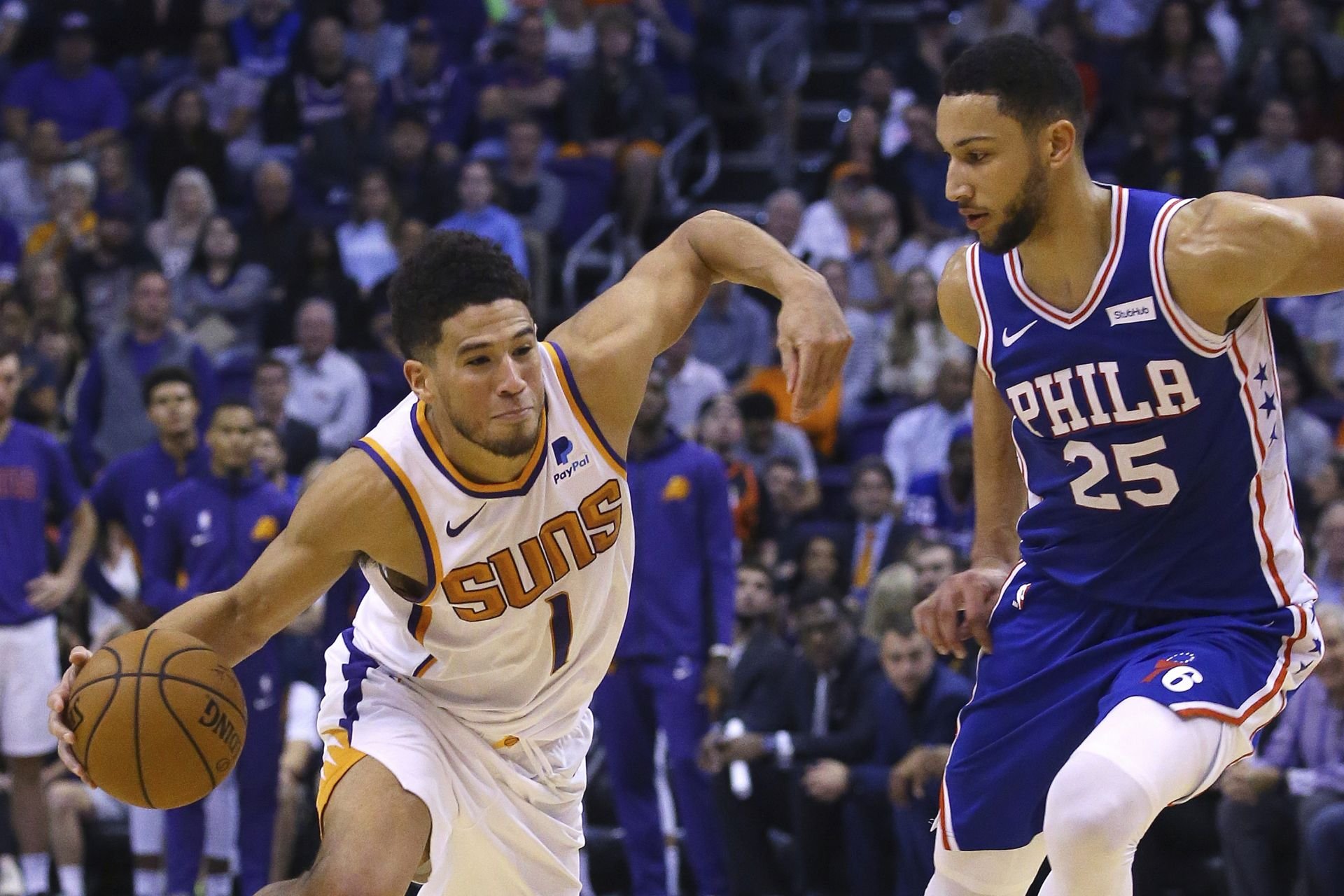 VIDEO: Booker s Rubiom zostrelili Philadelphiu a pripravil jej prvú prehru v sezóne