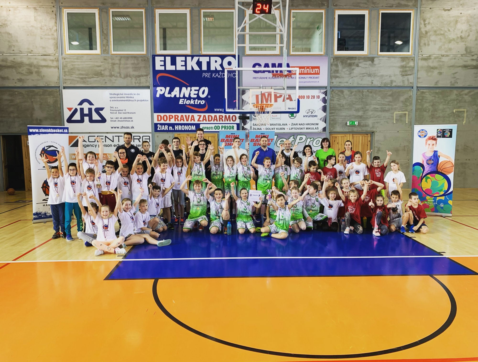 V Žiari úspešne odštartoval ďalší ročník Mini Basket Show