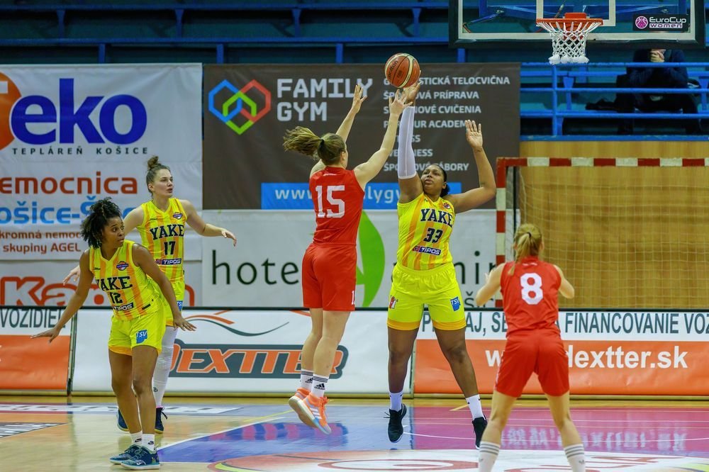 Košičanky suverénne triumfovali nad bratislavským Dubčekom