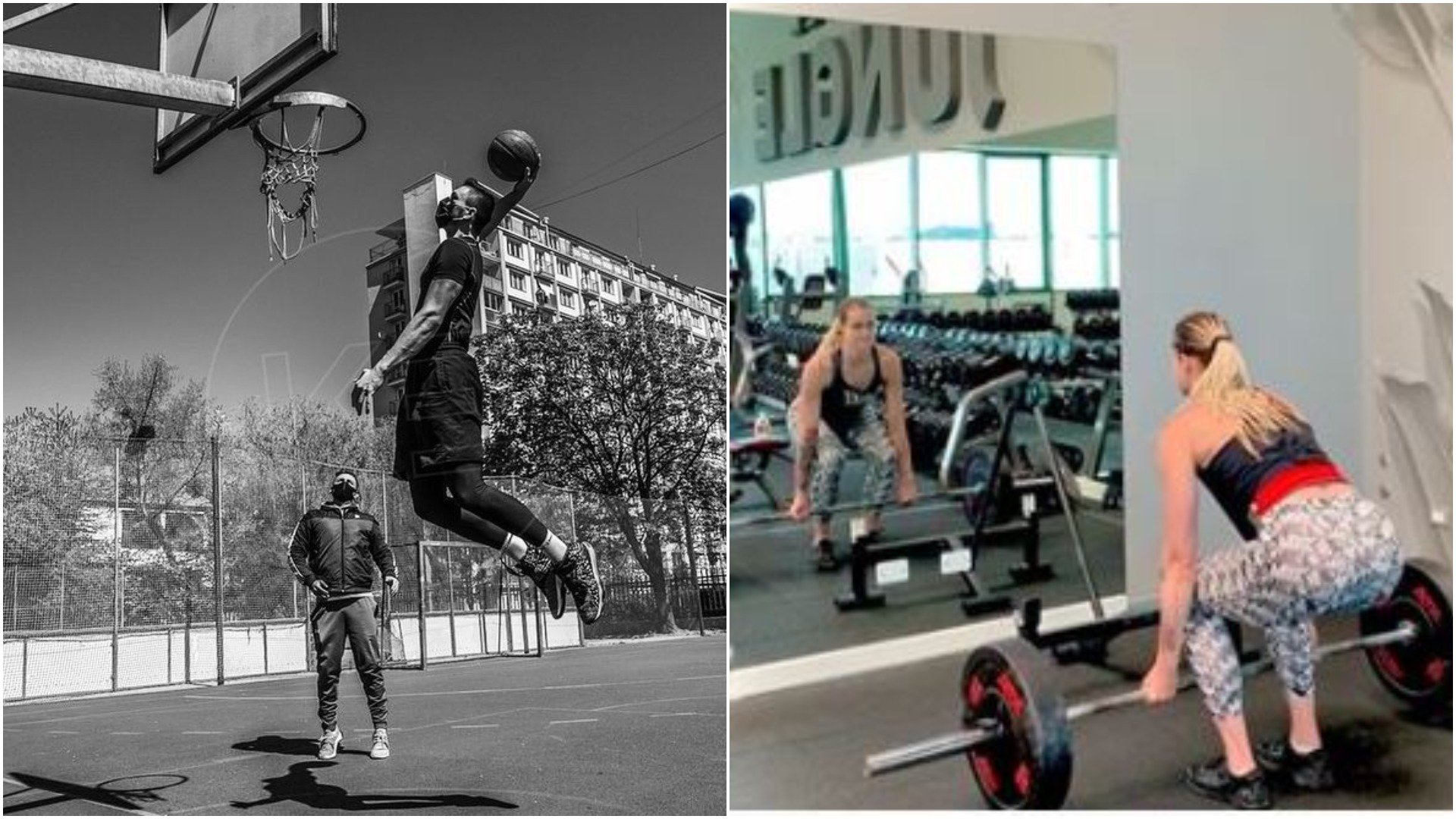 Topky z basketbalového instagramu: Körnerove smeče v rúšku, Růžičkovej makačka s činkami
