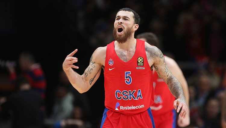 Najlepší euroligový strelec zostáva v Moskve, s CSKA podpísal zmluvu do roku 2023