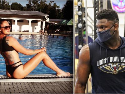 Topky z basketbalového IG: Palušná žiari na kúpalisku, Zion ako Bane z Batmana
