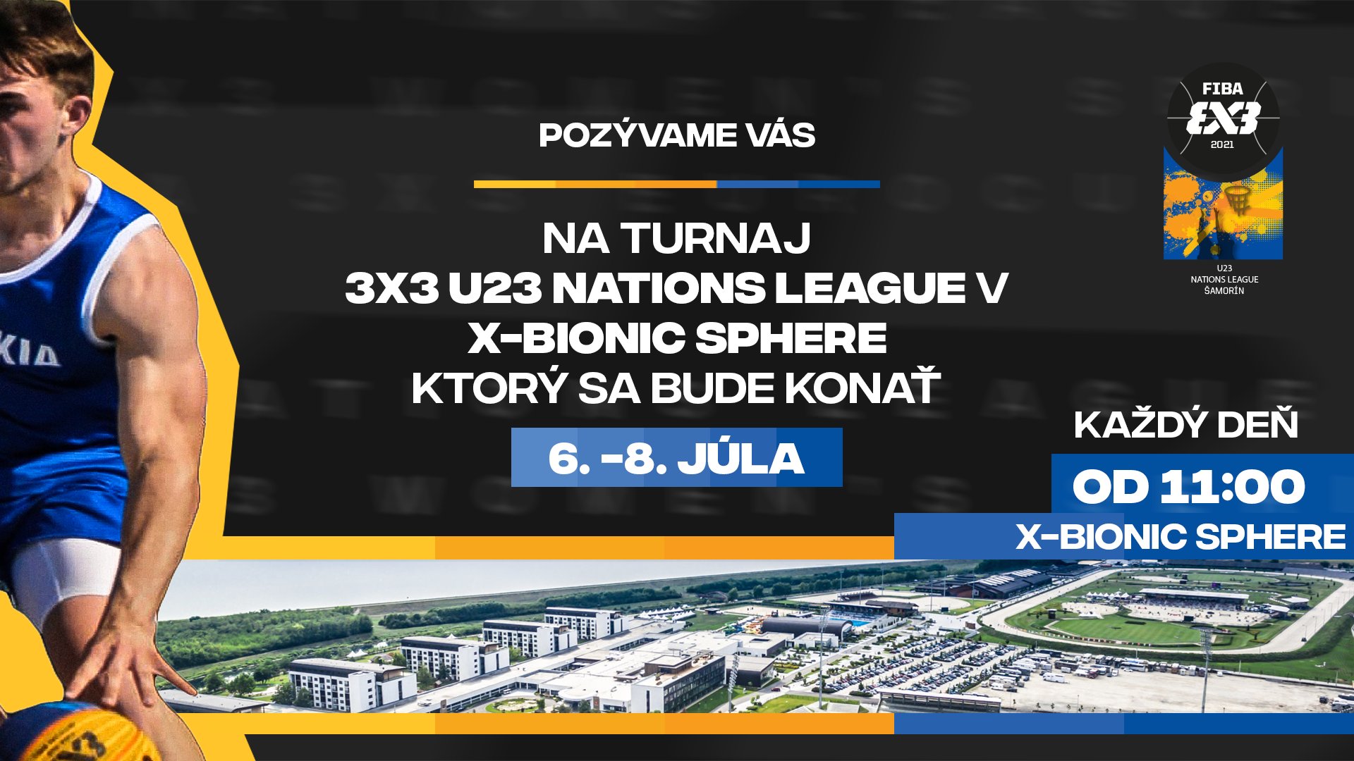 SBA pozýva na medzinárodný turnaj 3×3 v Šamoríne