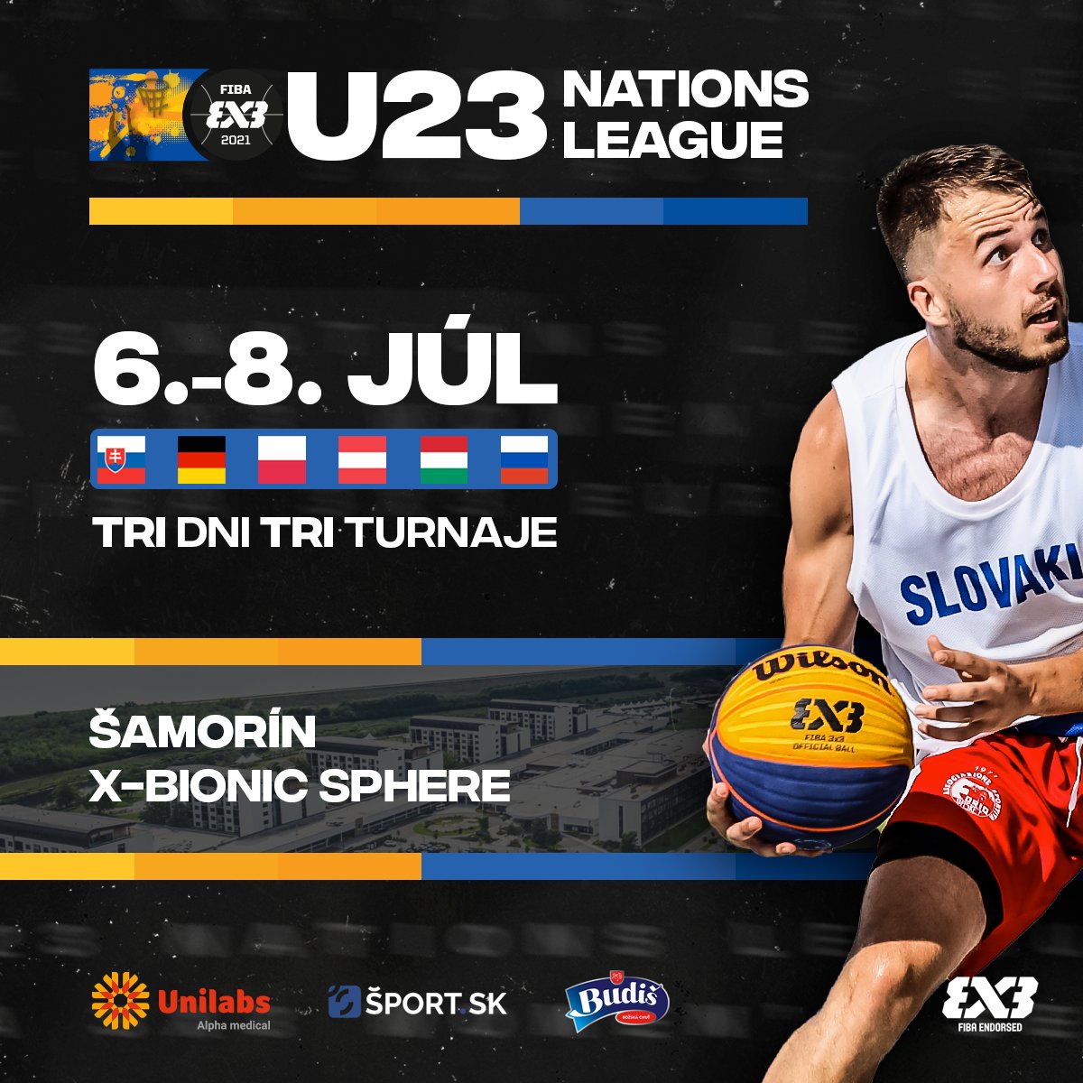 Príde aj kontinentálna elita. Šamorín hostí prestížny turnaj v trojkovom basketbale