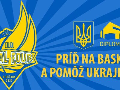 Naplňme Diplomat arénu a pomôžme! Výťažok zo vstupného venujú Čajky na podporu Ukrajiny