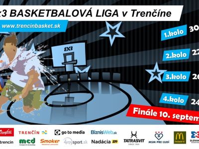 V Trenčíne štartuje 3×3 basketbalová liga, príďte si zahrať
