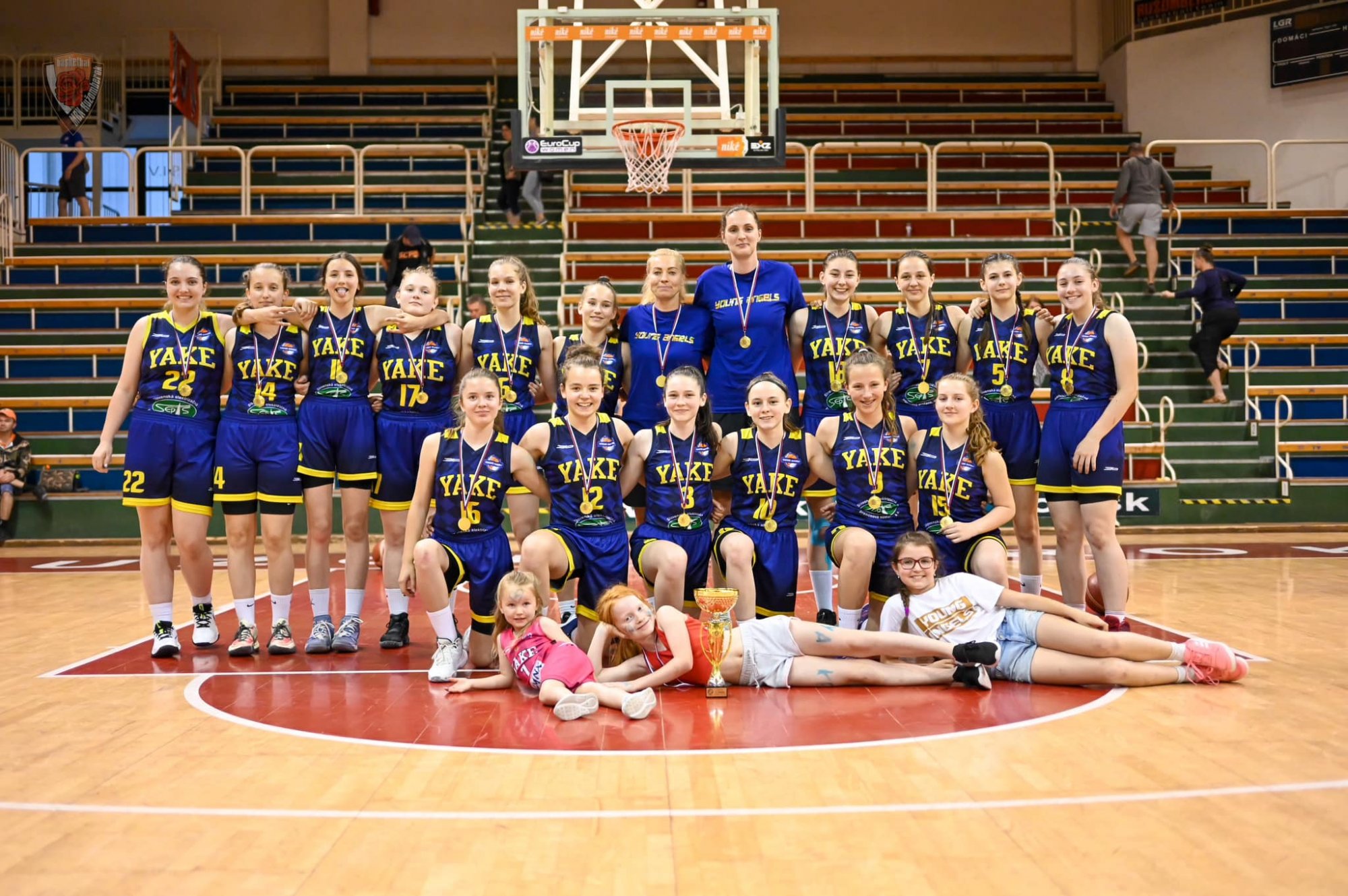 M-SR Žiačky U14: Young Angels s piatym mládežníckym titulom v sezóne, striebro pre Ružomberok, bronz pre Bratislavu