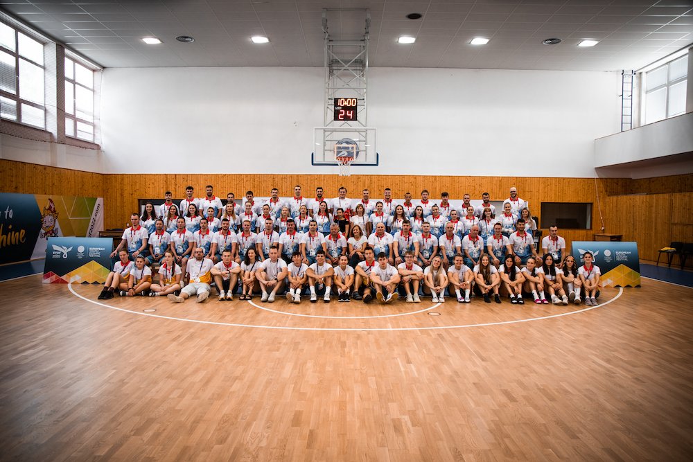 Poďakovanie Miloša Drgoňa za organizovanie basketbalových turnajov na EYOF 2022